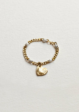 Anillo confeti con charm