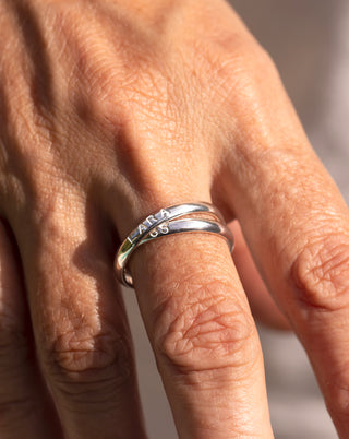 Bague Entrelacée 2 anneaux