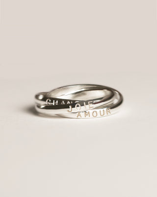 Bague Entrelacée 3 anneaux