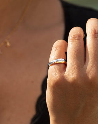 Bague Entrelacée 2 anneaux