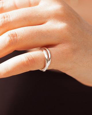 Bague Entrelacée 2 anneaux