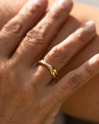 Bague Entrelacée 2 anneaux