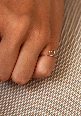 Bague Noeud Coeur