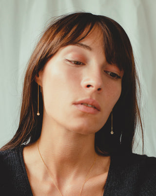 Bijoux d'oreilles chaînette