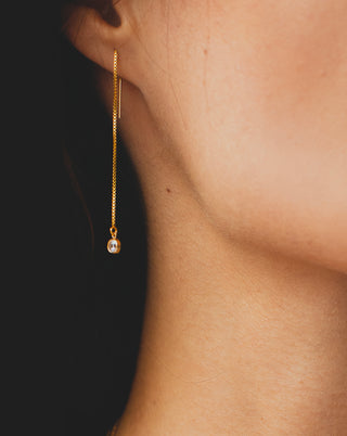 Bijoux d'oreilles chaînette