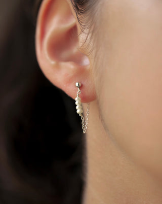 Boucles d'oreilles mini perles