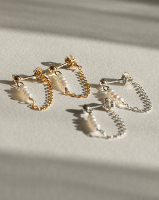 Boucles d'oreilles mini perles