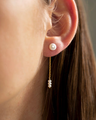 Boucles d'oreilles perles de culture