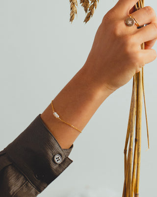 Bracelet perles naturelles