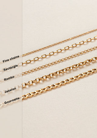 Collier Chaine Rectangle