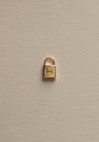 Pendentif Charm Cadenas Love