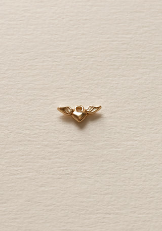 Pendentif Charm Coeur Ailé