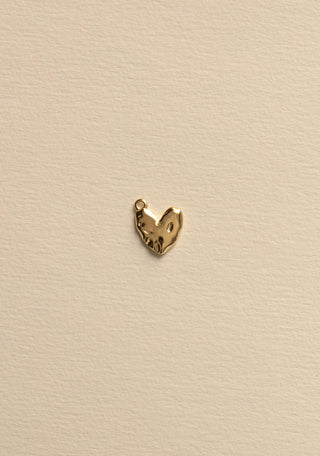 Pendentif Charm Coeur Martelé