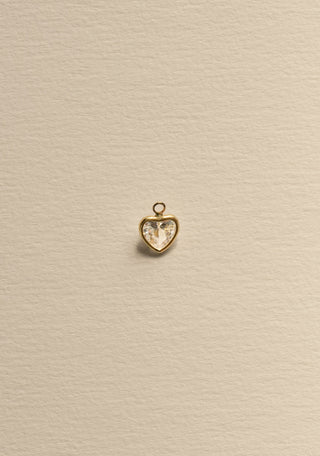 Pendentif Charm Coeur Diamant
