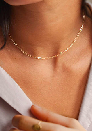Collar Cadena Rectangular
