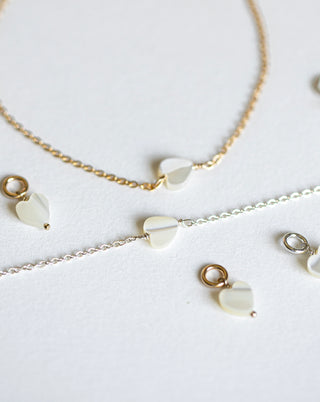 Bracelet coeur de nacre