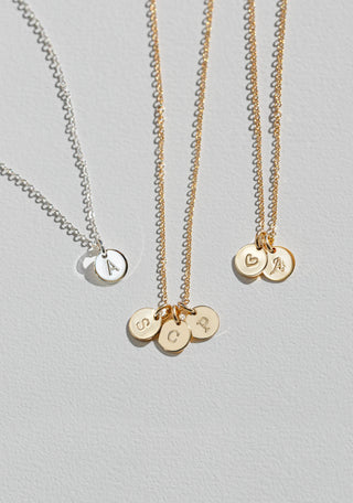 Collier Initiales 8 mm