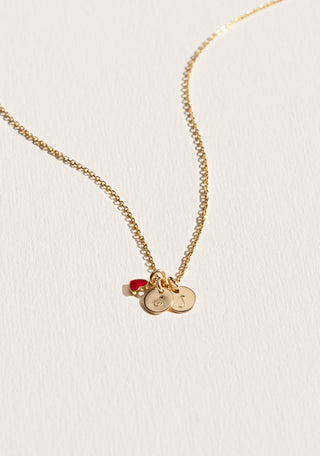 Collier Initiales Cara
