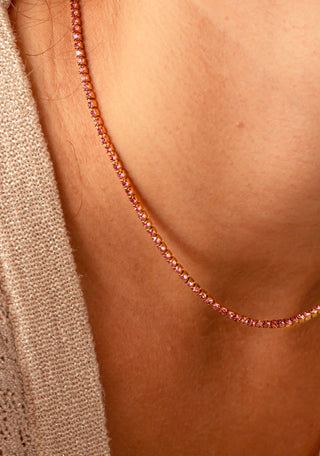Collier Tennis Pierre de Naissance